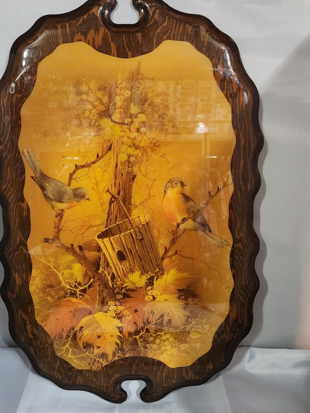 Yellow Bird Wall Plaque Decorative Home Wall Decor